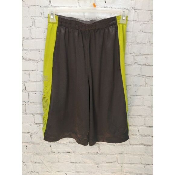 Nike Lot Of 2 Boy's Size Medium Black/Green Dri Fit & Blue Swim Athletic Shorts. - Picture 6 of 12